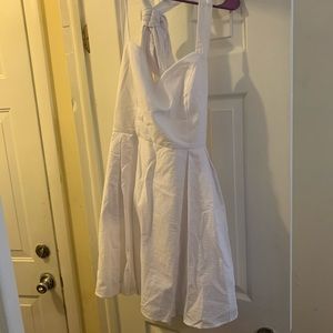 Lauren James seersucker bow dress